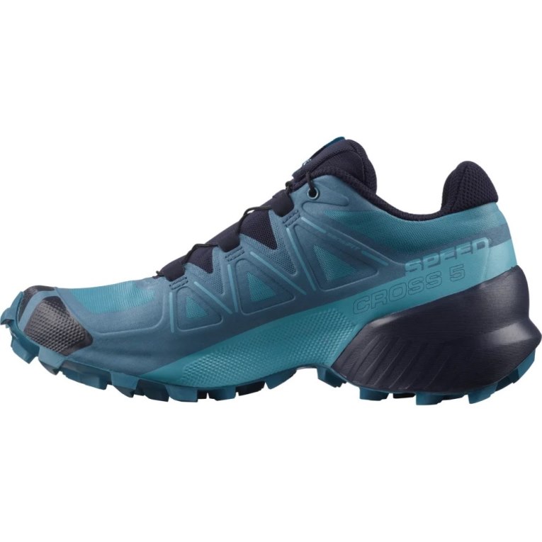 Sapatilhas Trail Running Salomon Speedcross 5 Feminino Azuis | PT D80741